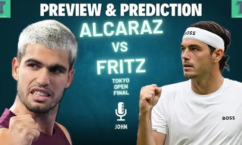 Alcaraz gặp Fritz ở chung kết Giải Quần vợt Japan Open