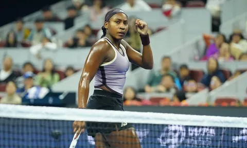 Gauff lần thứ ba liên tiếp vào bán kết China Open