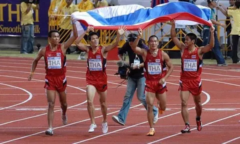 Điền kinh SEA Games 33: Thái Lan đặt mục tiêu giành 17 huy chương vàng