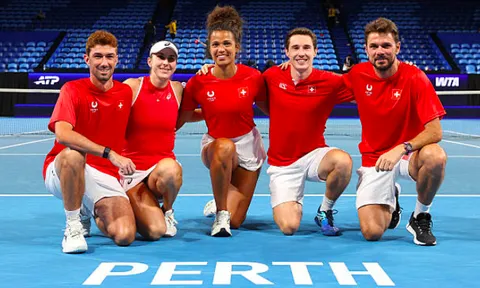 Thụy Sĩ giành vé vào bán kết United Cup 2026