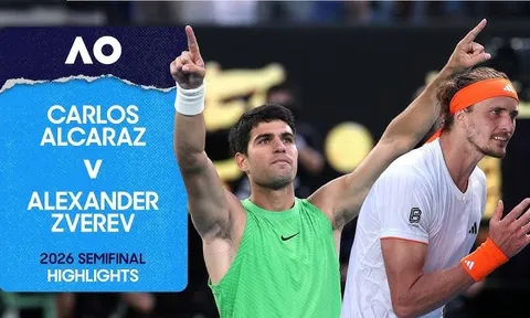 Australia Open 2026: Alcaraz hạ gục Zverev sau 5 giờ 27 phút