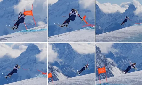 Bi kịch tại Cortina: Lindsey Vonn gãy chân, giấc mơ Olympic kết thúc trong nước mắt 