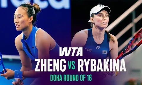 Rybakina ngược dòng "nghẹt thở" trước Zheng Qinwen