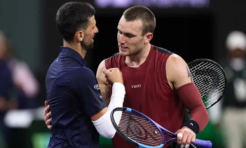 Indian Wells 2026: Cựu vương Djokovic dừng bước sau màn lội ngược dòng ngoạn mục của Draper