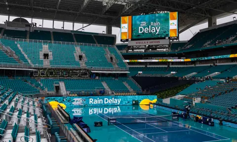 Hủy toàn bộ các trận đấu khai mạc tại Miami Open 2026