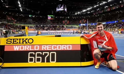Kết thúc Giải vô địch Điền kinh trong nhà thế giới lần thứ 21 - Torun 2026: Ehammer phá kỷ lục thế giới tồn tại suốt 14 năm
