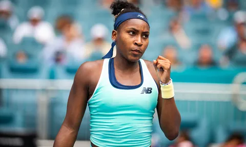 Coco Gauff lần đầu vào tứ kết Miami Open