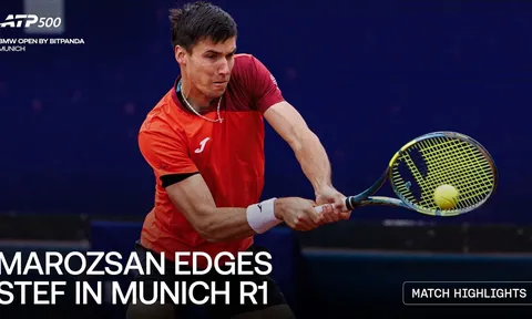 Marozsan loại Tsitsipas bằng trận đấu kéo dài 2 ngày