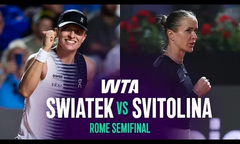 Svitolina biến Swiatek thành cựu vô địch Italia mở rộng