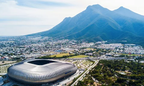 Estadio BBVA - Kiệt tác kiến trúc xanh dưới chân núi mỹ nữ sẵn sàng cho World Cup 2026