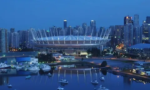 Sân vận động BC Place - biểu tượng của Vancouver và miền Tây Canada