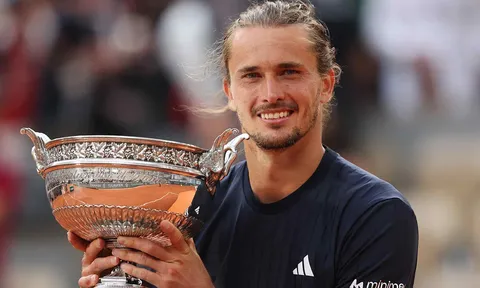 Zverev ngược dòng giành danh hiệu Grand Slam đầu tiên