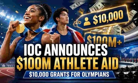 IOC quyết định cấp khoản hỗ trợ 10.000 USD cho mọi vận động viên tham dự Thế vận hội