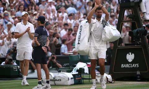 Sinner toàn thắng 3 séc trước Djokovic tại bán kết Wimbledon 2026