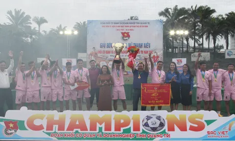 Bế mạc giải Bóng đá nam, nữ thanh niên Khối Cơ quan và Doanh nghiệp tỉnh Quảng Trị năm 2023