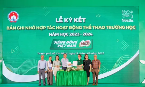 Sở Giáo dục và Đào tạo TP. Hồ Chí Minh và Nestlé Việt Nam ký kết Thỏa thuận hợp tác năm học 2023-2024 