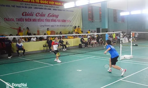Giải Cầu lông Thanh, Thiếu niên, Nhi đồng tỉnh Đồng Nai năm 2024