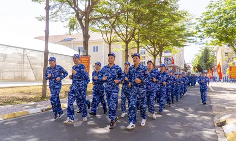 Ngày chạy thể thao quân sự tại Bộ Tư lệnh Vùng Cảnh sát biển 3