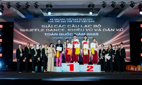 Gần 1000 vận động viên tranh tài Giải các Câu lạc bộ Shuffle Dance, Khiêu vũ và Dân vũ toàn quốc năm 2025