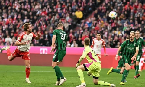 Vòng 20 Bundesliga: Harry Kane tỏa sáng giúp Bayern Munich hạ gục đối thủ kỵ giơ
