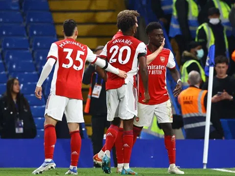 Arsenal chạm nhiều cột mốc ấn tượng sau trận thắng trước Chelsea