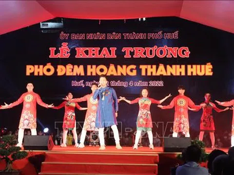 Khai trương Phố đêm Hoàng thành Huế