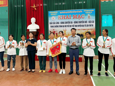 Huyện Đại Từ hoàn thành các môn thi đấu tại Đại hội Thể dục thể thao