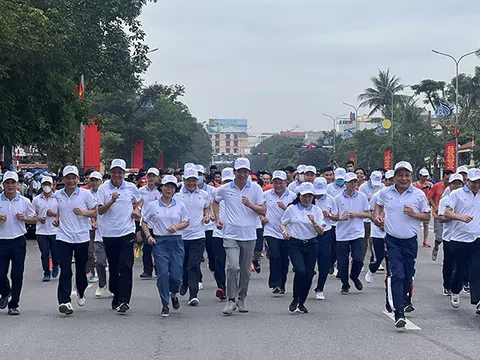 Quảng Bình phát động cuộc vận động "Toàn dân rèn luyện thân thể theo gương Bác Hồ vĩ đại"