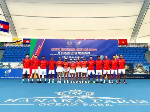 Đội tuyển quần vợt Việt Nam sẵn sàng chinh phục huy chương tại SEA Games 31