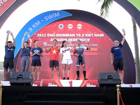 VNG Ironman 70.3 Việt Nam 2022 để lại nhiều ấn tượng đẹp