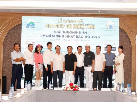 Họp báo lễ công bố giải golf thường niên Kỷ Niệm sinh nhật Bác Hồ