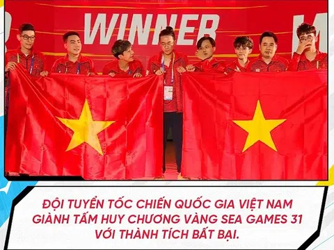 Đội tuyển Tốc chiến giành huy chương vàng đầu tiên cho eSports Việt Nam tại SEA Games 31