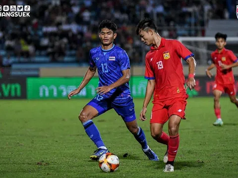 Thắng tối thiểu U23 Lào, U23 Thái Lan giành ngôi nhất bảng B