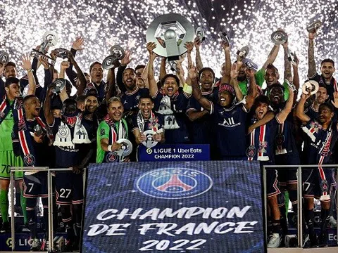 Hạ màn Ligue 1 mùa giải 2021/22: Niềm vui nhân đôi với PSG
