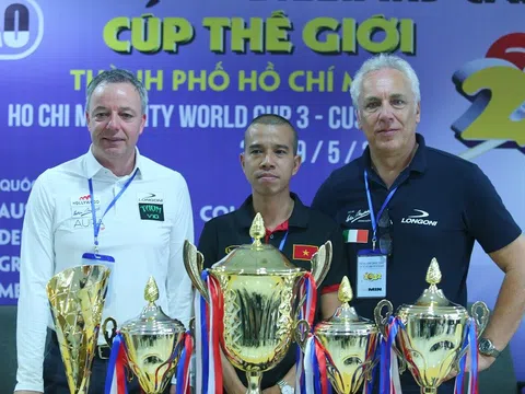 Giải Billiards Carom 3 băng World Cup thành phố Hồ Chí Minh trở lại sau 2 năm