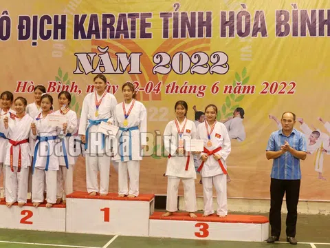 Giải vô địch Karate tỉnh Hòa Bình năm 2022