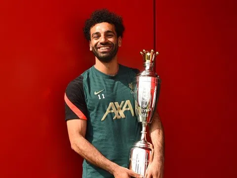 Giành giải "Cầu thủ xuất sắc nhất năm" của PFA, Salah của Liverpool thiết lập kỷ lục ấn tượng