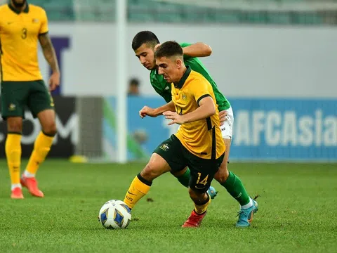 U23 Australia là đội bóng đầu tiên lọt vào bán kết U23 châu Á 2022