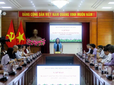 Bộ Văn hóa, Thể thao và Du lịch gặp mặt, chúc mừng các phóng viên, biên tập viên nhân kỷ niệm 97 năm Ngày báo chí cách mạng Việt Nam