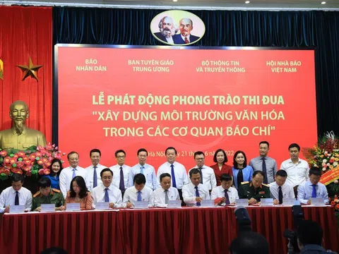 Phát động phong trào thi đua xây dựng môi trường văn hóa trong cơ quan báo chí