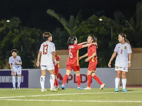 AFF Cup nữ 2022: Việt Nam giành chiến thắng 5 sao trước tuyển nữ Lào