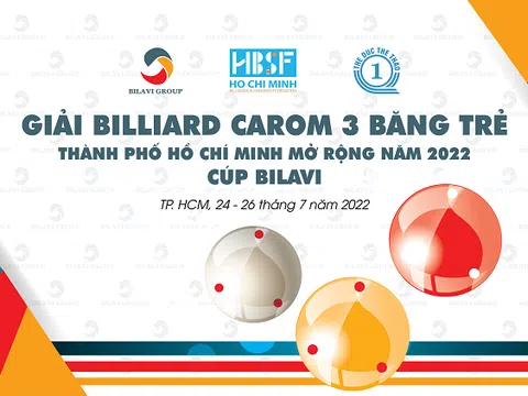 Hơn 130 tay cơ dưới 21 tuổi tham dự giải Billiard Carom 3 băng trẻ TP.HCM mở rộng