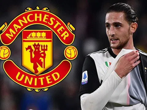 "Quỷ đỏ" gặp trở ngại trong nỗ lực chiêu mộ Adrien Rabiot từ Juventus