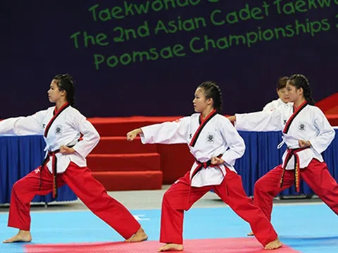 Việt Nam là chủ nhà giải Taekwondo trẻ và thiếu niên châu Á 2022