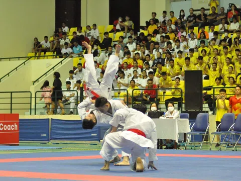 Đồng Tháp dẫn đầu tại giải vô địch trẻ Karate toàn quốc 2022