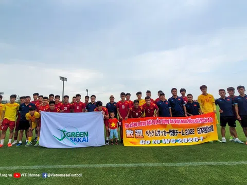 Đội tuyển U20 Việt Nam về nước chuẩn bị tổng duyệt với U20 Palestine