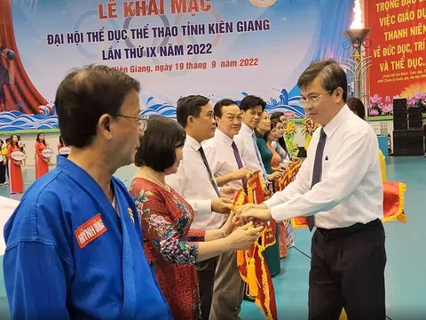 Khai mạc Đại hội Thể dục thể thao tỉnh Kiên Giang lần thứ IX năm 2022