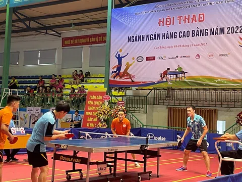 Hội thao ngành Ngân hàng tỉnh Cao Bằng năm 2022