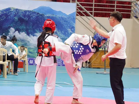 Bế mạc giải Taekwondo các lứa tuổi trẻ tỉnh Lào Cai năm 2022