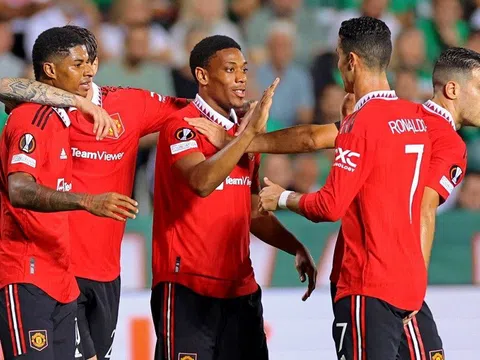 Lượt 4 Vòng bảng Europa League 2022-2023 > Manchester United - Omonia Nicosia (2 giờ ngày 14/10): Thị uy sức mạnh